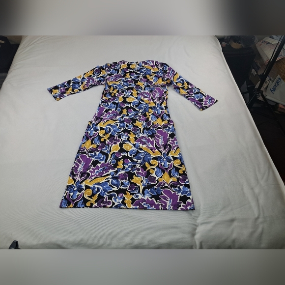 J. McLaughlin Catalyst Artist Garden Floral Print Catalina Cloth Dress Size XS - Picture 12 of 12